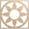 Ekena Millwork Blume Wood Fretwork Pierced Ceiling Medallion, Alder, 26"OD x 9"ID x 3/8"T CMWP26X26X0375BLAL - alternate 1